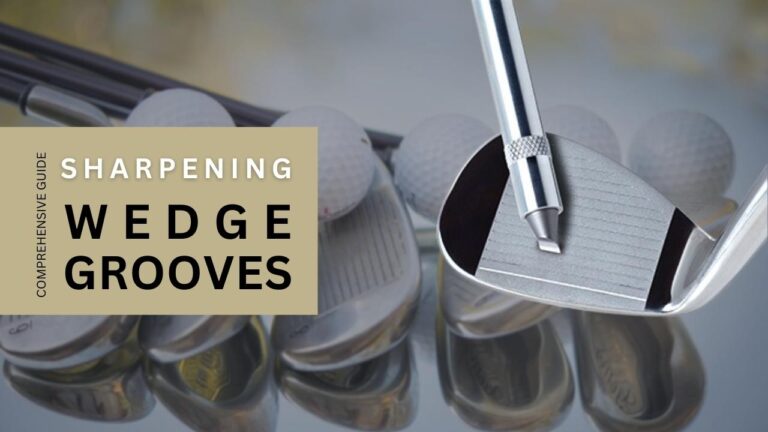 Sharpening wedge grooves